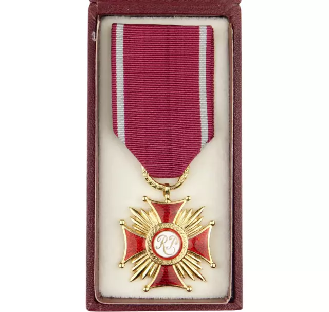 2893 Ww2 Polish 1St Class Cross Of Merit Rp Poland