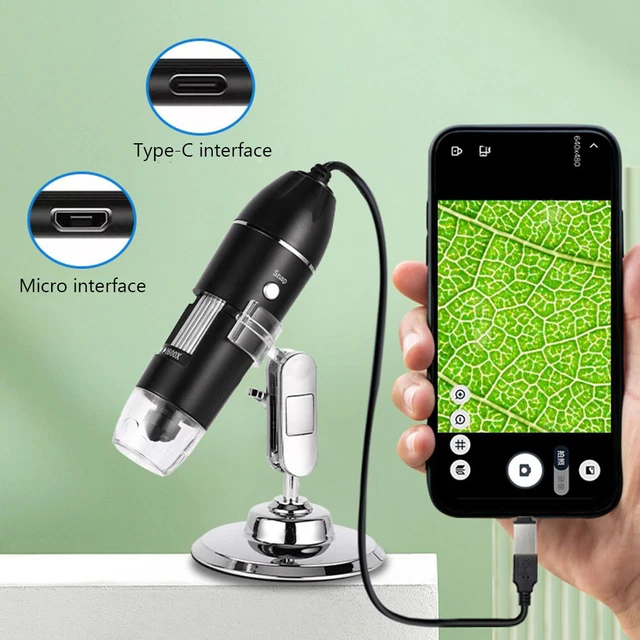 Microscopio Digitale USB 1600x Meichoon - Telecamera Per Android E PC - Foto 2