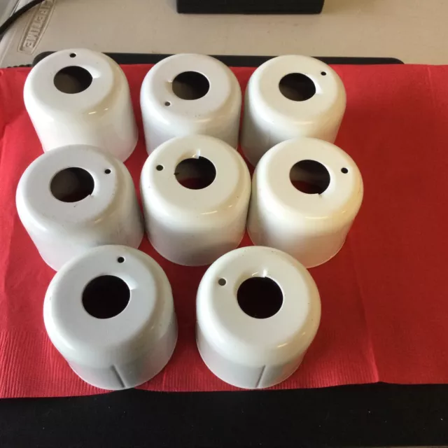 8 White Standard 401 style cups, For 1/2” Sprinkler Heads