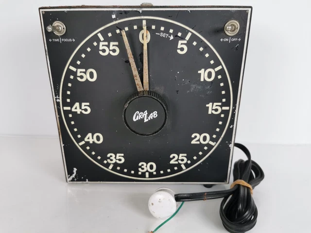 Repuestos ampliador de luz de seguridad vintage Dimco GraLab temporizador de cuarto oscuro modelo 300