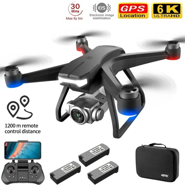 4DRC DRONE RC Drones Pro 4K HD Camera GPS WIFI FPV Brushless Quadcopter ...