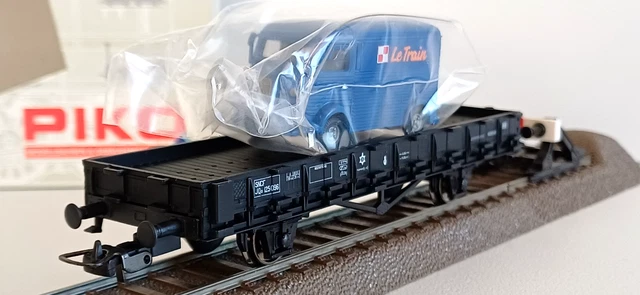 PIKO 54218, wagon couvert à guérite  Schwartzer Abt  DRG neuf BO