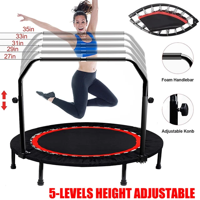 FXR SPORTS 40 Mini Trampoline Exercise Commercial Heavy Duty Fitness Gym 12.99 PicClick UK