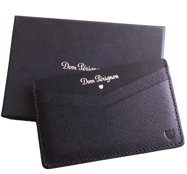 Dom Perignon Champagne Leather  Credit Card Wallet Card Holder  Bnib Branded Box