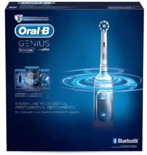 BRAUN Oral-B Pro CrossAction Genius 8000N Electric Toothbrush - NEW