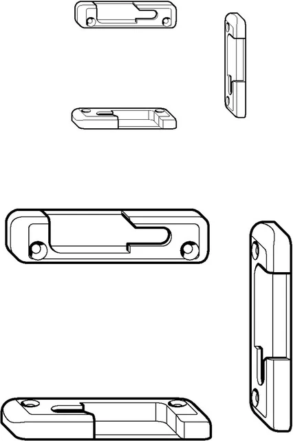 ROTO Schliesstück Holz 7/8 mm Euronut rechts