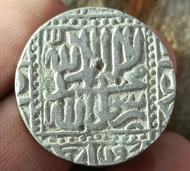 Indian old Mughal coin Akbar silver rupee AHMEDABAD mint  Marvellous grade.AK7