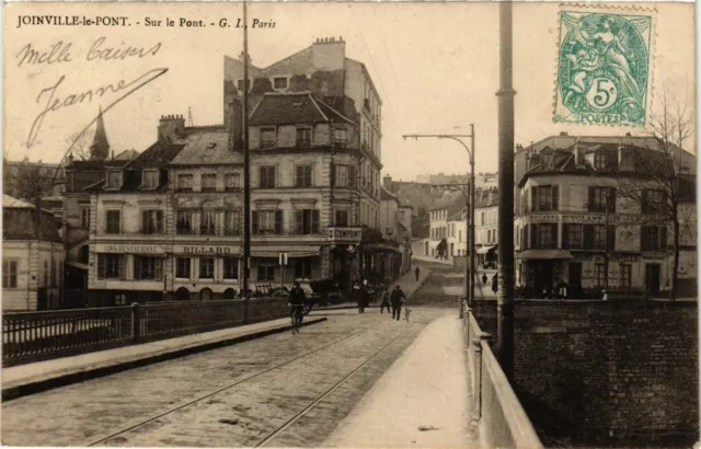 CPA AK JOINVILLE-le-BRIDGE Sur le Pont (869481)