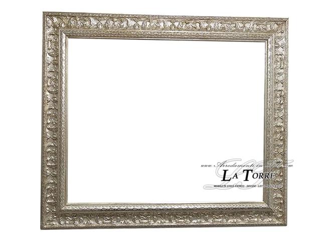 Cadre Photo Baroque Lombarda Cornici – Bois Doré à La Feuille D'or – Sur Mesure