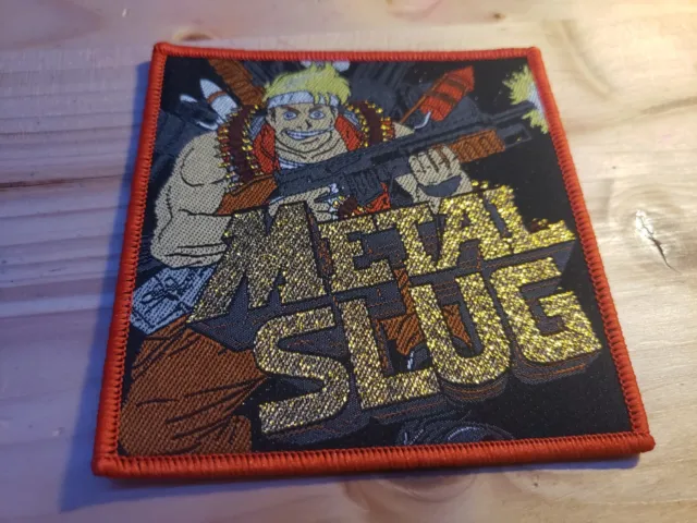 Metal Slug Woven Patch Video Game Arcade Megaman Doom Wolfenstein Retro Pixel