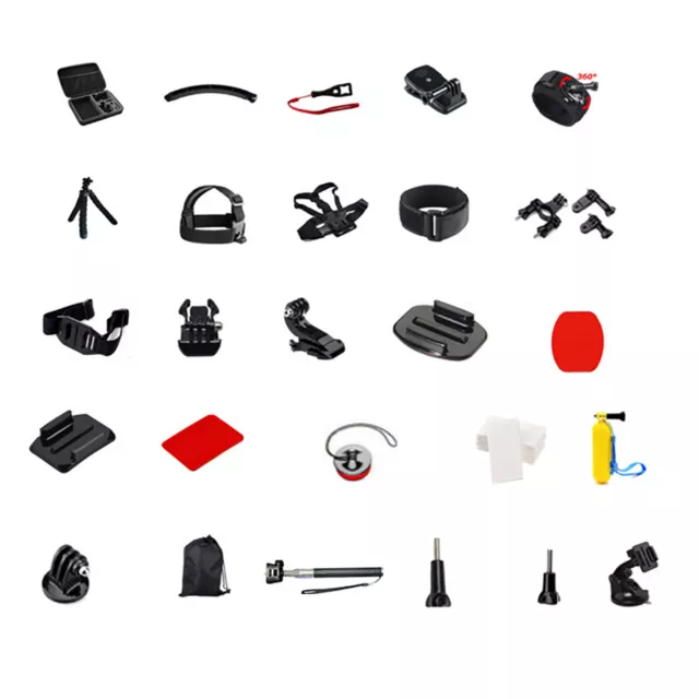 Kit d'accessoires pour caméra d'action pour Sargo/Insta 360/DJI Osmo Pocket 2