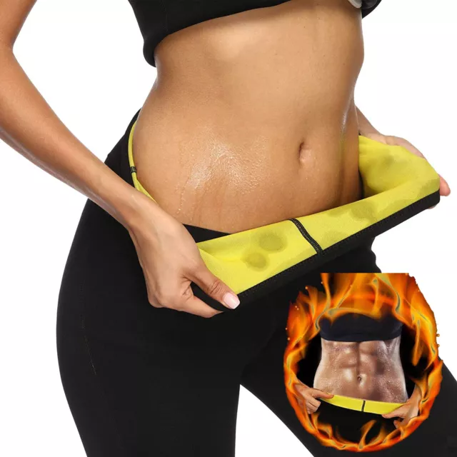 Women Sauna Slimming Leggings Fat Burning Thermo Sweat Pants Thigh