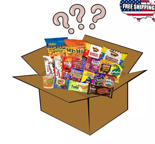 ASIAN JAPANESE KOREAN Chinese Snack Surprise Mystery Assortment Pack of 25  $43.39 - PicClick