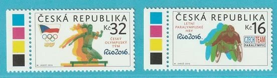 Tschechische Rep. aus 2016 ** postfrisch MiNr. 889, 890 Olympische Sommerspiele