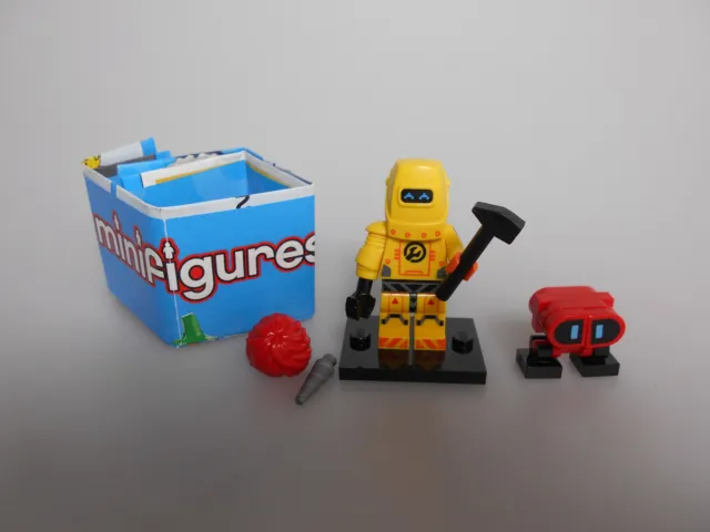 Lego® Minifiguren Serie 22 Minifigur Robot Repair Tech mit BPZ und Platte Neu