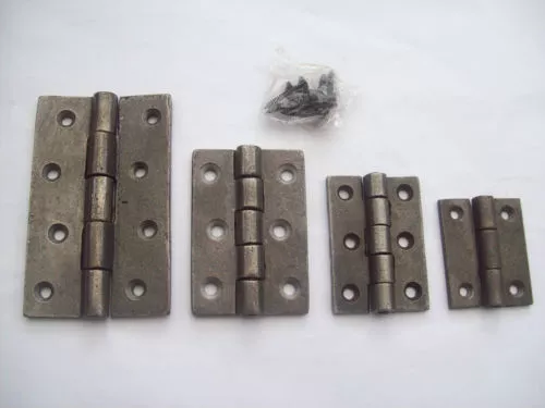 1 X Antique Cast Iron Butt Door Gate Cabinet Cupboard Hinges