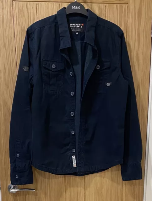 Camicia Superdry Denim, giacca taglia media