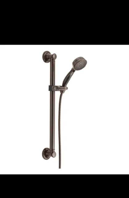 Delta Traditional 51900-RB 9-Spray Slide Bar Hand Shower w/Hose Venetian Bronze