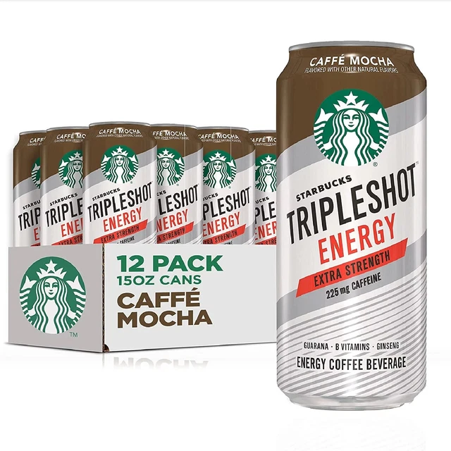 STARBUCKS TRIPLESHOT ENERGY Mocha Extra Strength Coffee Energy Drink