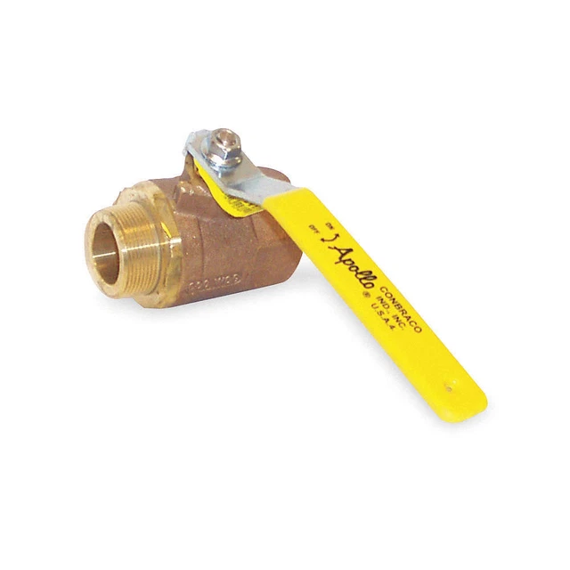 APOLLO 7080601 Bronze Ball Valve,FNPT x MNPT,1-1/4 in