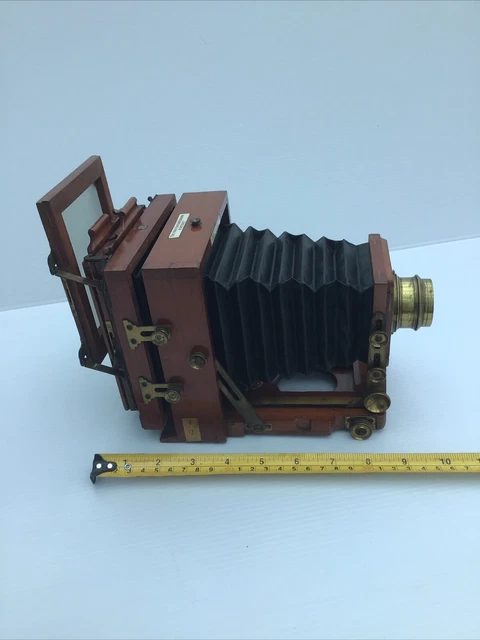 Vintage Lancaster The Instantograph Patent 1896 Quarter Plate Folding Camera