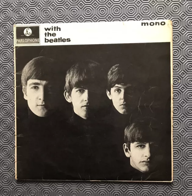 Beatles-With The Beatles-1Sy Uk Mono Jobete Press-Rare P.k.t. Tax Code-Ex-Audio