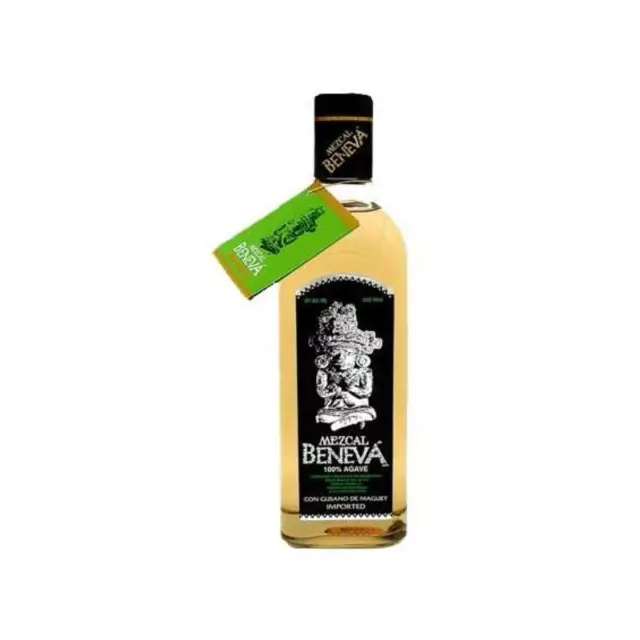 MEZCAL TEQUILA Con Gusano BENEVA CL.70