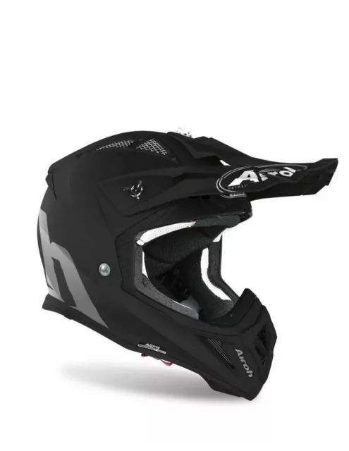 Airoh Aviator Ace Black Matt Casco Da Motocross Enduro  Taglia XS