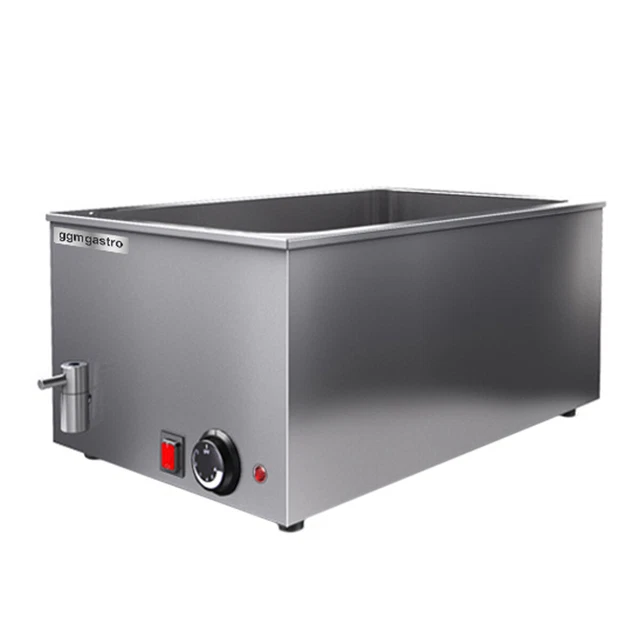 Elektro Bain-Marie - 1,2 kW - für GN 1/1 mit 150mm Höhe - mit | GGM Gastro Elektro Bain-Marie - 1,2 kW - für GN 1/1 mit 150mm Höhe - mit | GGM Gastro