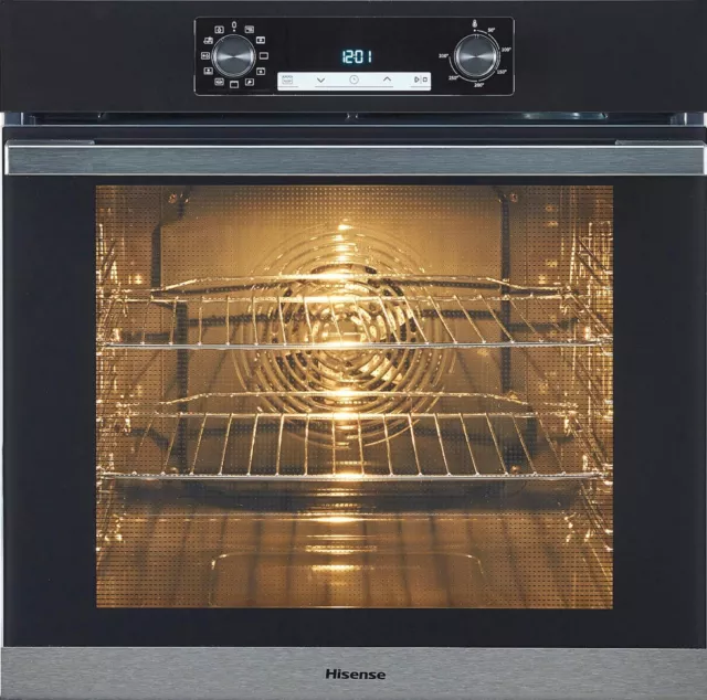 HISENSE AirFry BSA65222PBUK Electric Pyrolytic Oven - Built-in Black