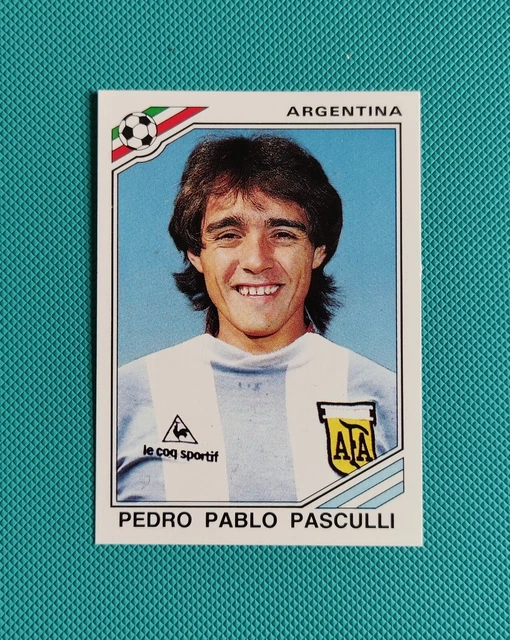 Argentina (Pedro Pablo Pasculli) - Panini Mexico 86 World Cup Story Sticker