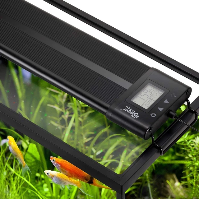 LED Aquarium Light Extendable Dimable 7 Colors Full Spectrum for Freshwater Tank