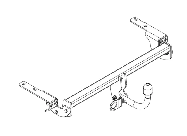 Attelage rigide fixe pour Citroen C4 II Hayon 2015-2020 + faisceau spéc 13-br. 3