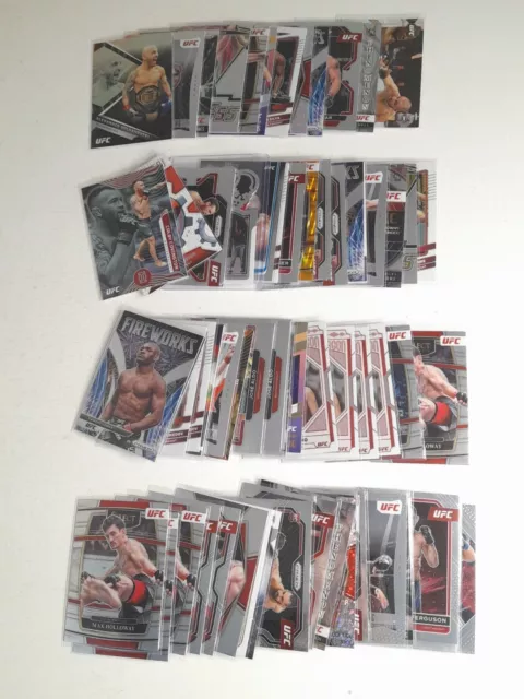 TOPPS PANINI Prizm Select optische UFC Basiseinsätze Rookie RC Wählen Sie Ihre MMA-Karte