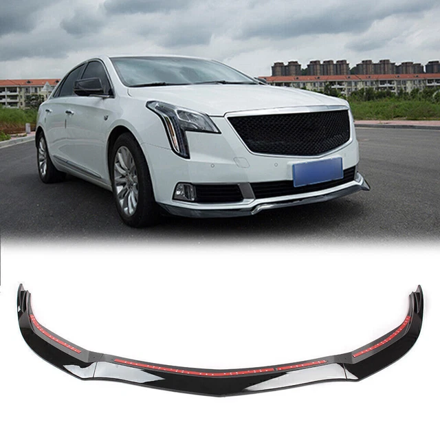 Lippe Frontspoiler Spoiler Stoßstange Glänz schwarz für Cadillac XTS 2018 2019