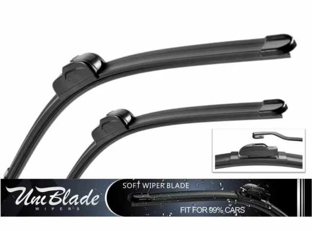 For Nissan - 300ZX Coupe 1990-1996 Front Wiper Blades UniBlade (21" 21")