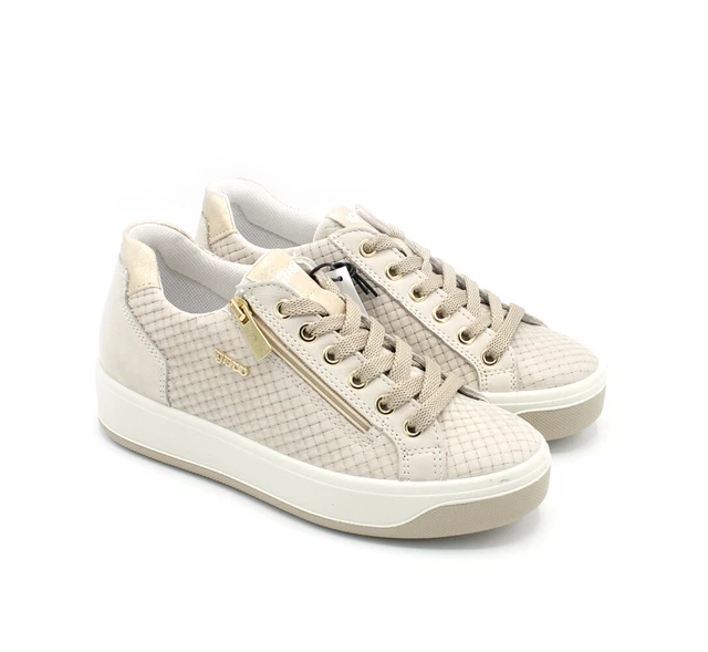 Igi Co Chaussures pour Femmes Igi & Co Et en Cuir Baskets Été Compensées Interne 3
