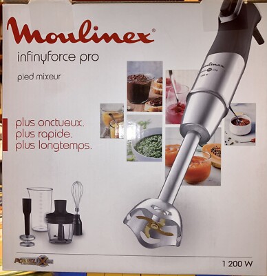 Accessori versatili inclusi Moulinex DD95HD InfinyForce Pro Lavabile in lavastoviglie 200 W Mixer ad Immersione Tecnologia Powelix Life Pulsante speed ergonomico 