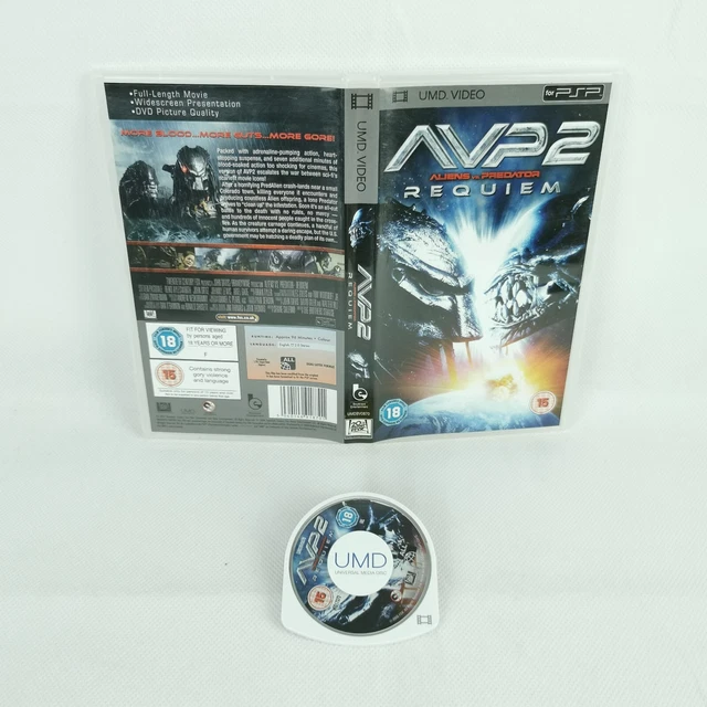 ALIENS VS PREDATOR 2 Requiem Sony PSP PlayStation Portable UMD Video