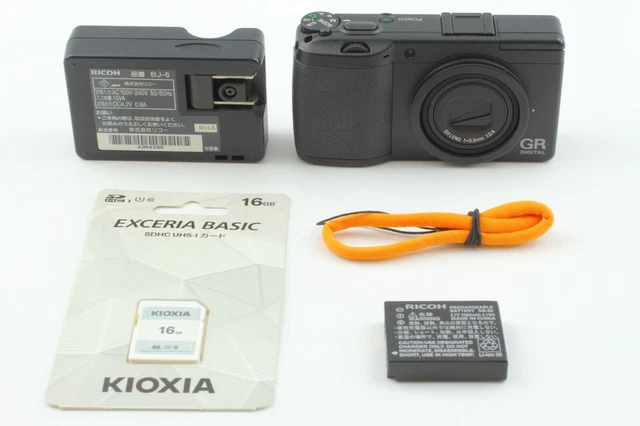 [TOP MINT / SH1625] Ricoh GR DIGITAL II 10.1MP Black Digital Camera from JAPAN 2
