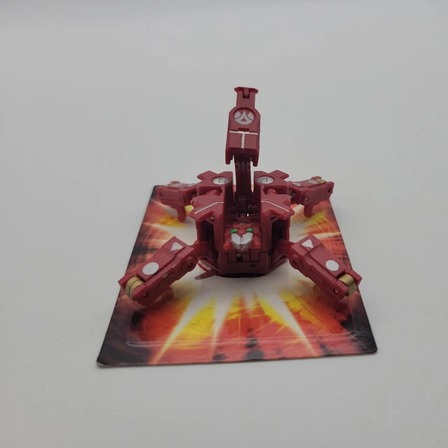 Bakugan Battle Brawlers Red Pyrus Spyderfencer Maxus Dragonoid Trap