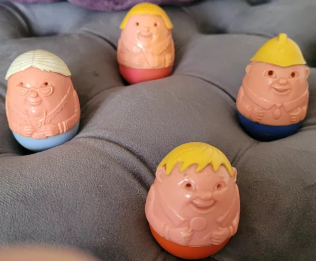 4 X Vintage 1970'S Airfix Weebles