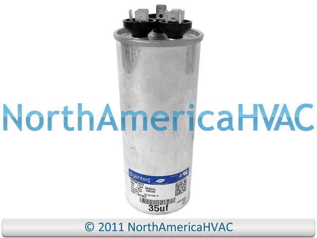 Replacement Capacitor 35+5 UF 370V - Compatible With Carrier, Bryant, Payne HC98JA036 HC98JA036D Units 6 thumbnail image