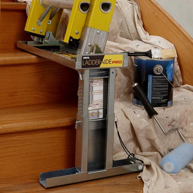 IDEAL SECURITY Ladder-Aide Pro For Type 1AA The Safe+Easy Way to Work on Stairs