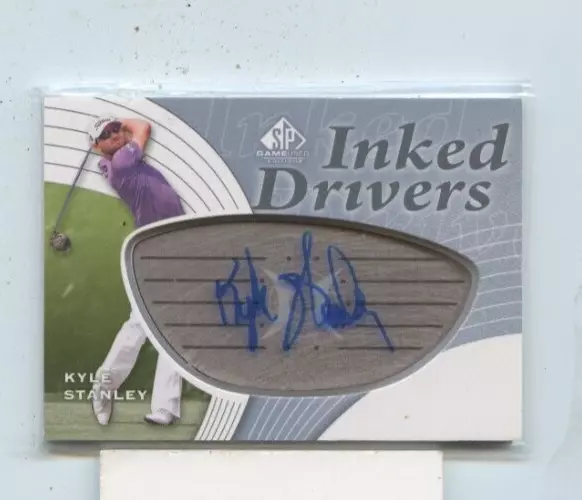 KYLE STANLEY 2012 Upper Deck SP Game Used Inked Drivers Auto Autograph  #ID-KS