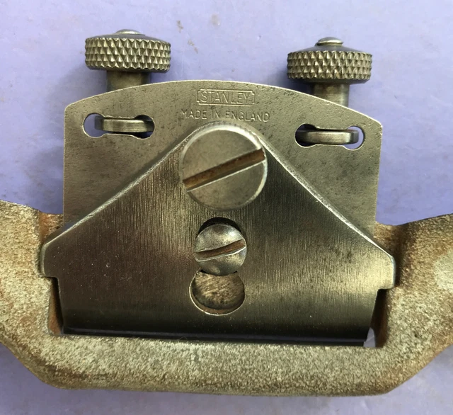 Stanley Spoke Shave Adjustable Flat Sole - Vintage Old Tool 7