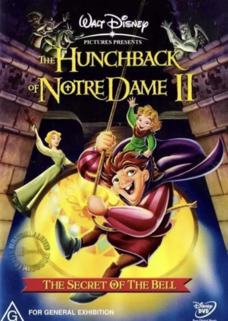 The Hunchback Of Notre Dame II (DVD) Brand New & Sealed - Region 4