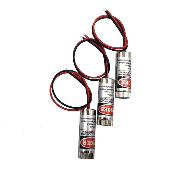 650-Nm 5mW Red Dot/Line/Cross Focus Module-Head Glass Can-Focus Industrial Grade
