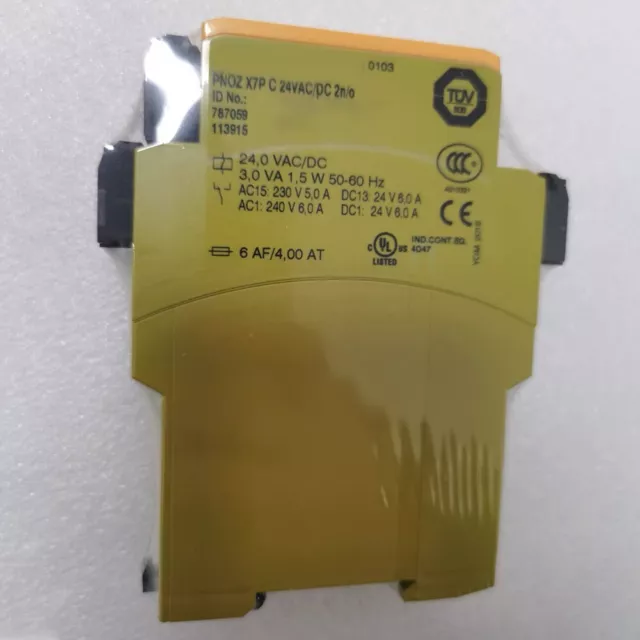 For Pilz PNOZ X7P C 787059 24V Safety Relay