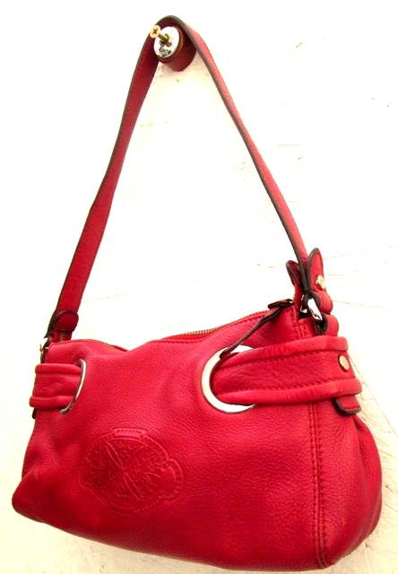 Sac à Main En Cuir Kesslord Marron Brillant - Occasion En Bon état Général